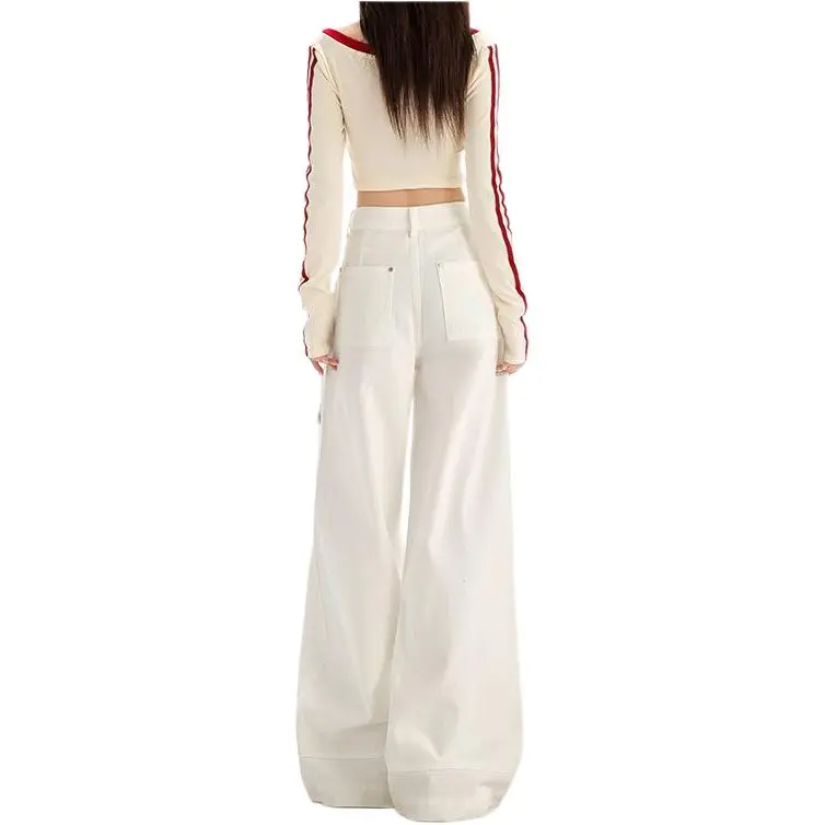 Concubine Zhu Jeans Women's Ecru-4