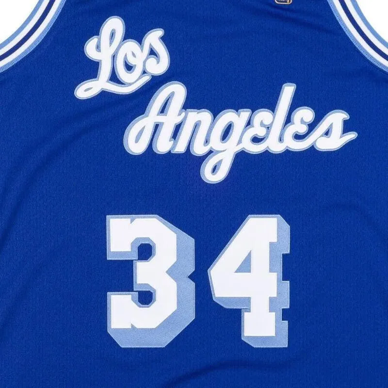 Mitchell Ness Basketball Jerseys Men Royal Blue-2
