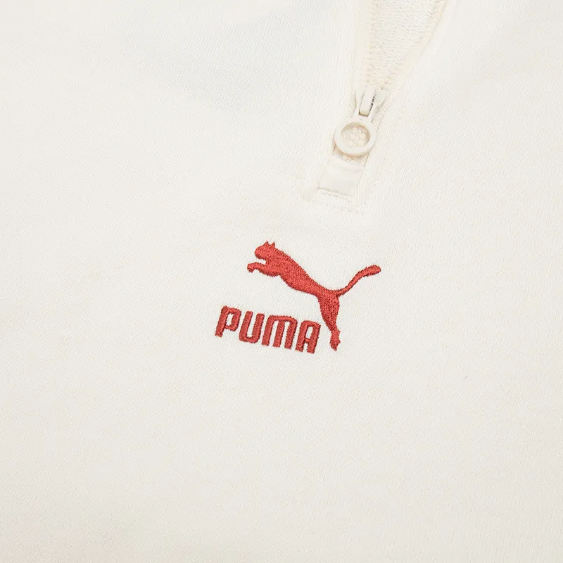 PUMA Sweatshirts Women's Ecru-5