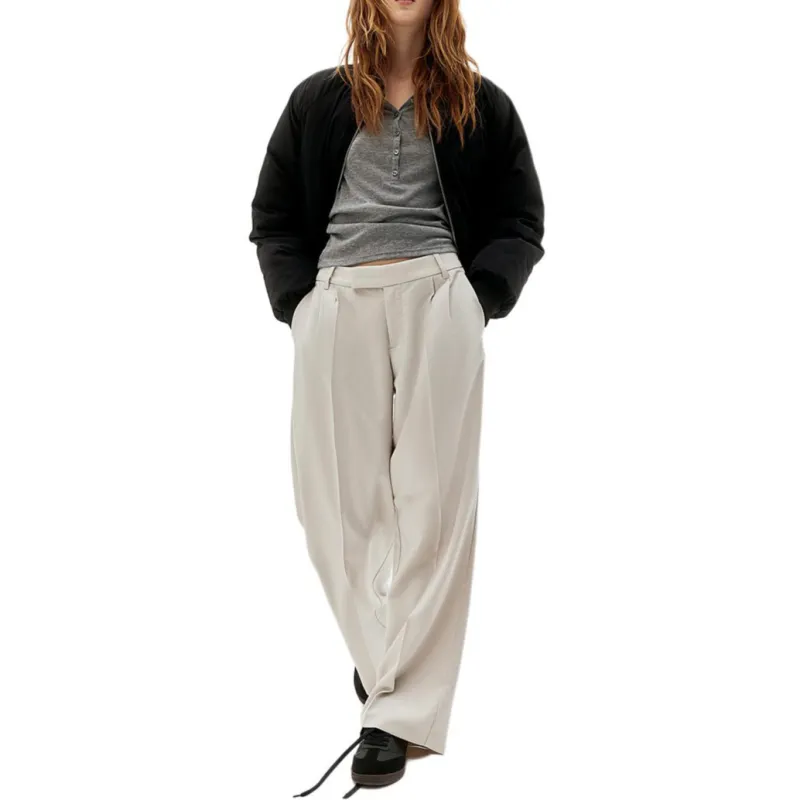 H&M Suit Trouser Women's Light Beige-2