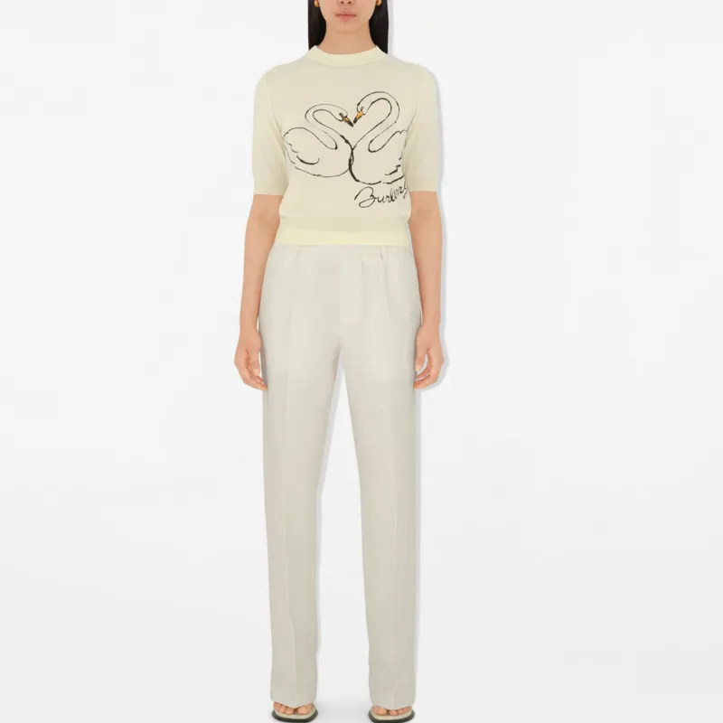 Burberry Swan T shirt-1
