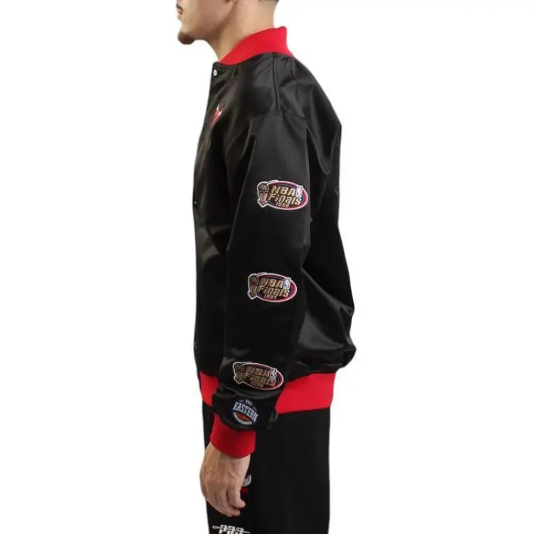 Mitchell & Ness Jacket Unisex Black-6