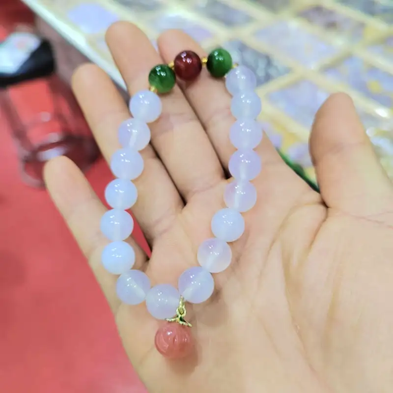 JUNWEN Chalcedony Bracelets Women's-6
