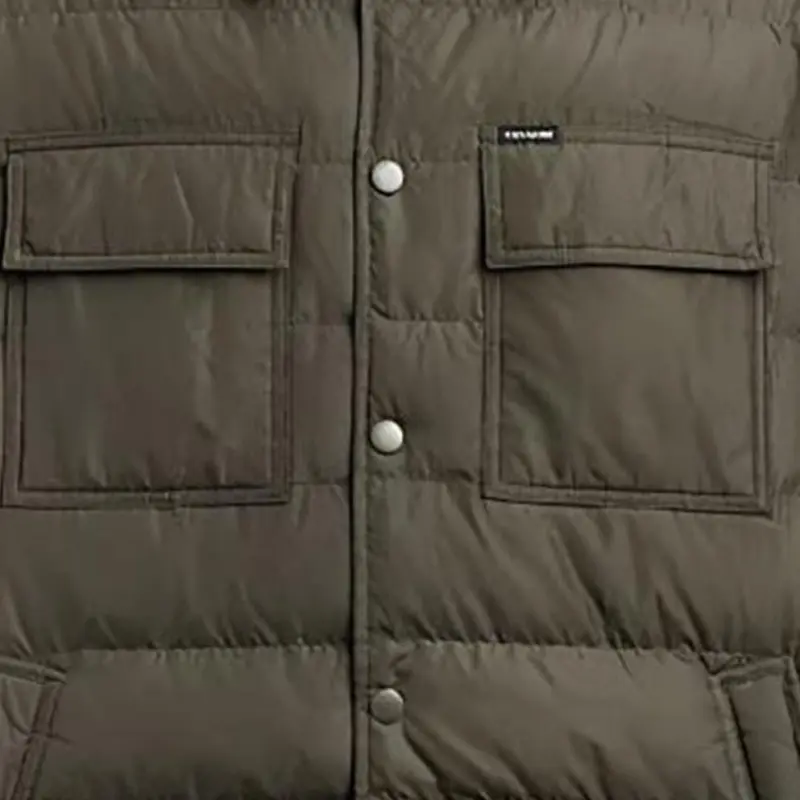 COACH SS24 Down Jacket Men's Dark Fern Green-5
