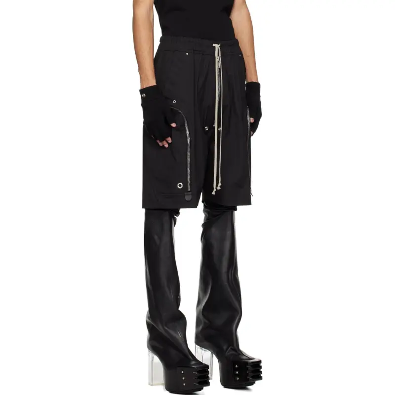 RICK OWENS Bauhaus Bela Shorts-4
