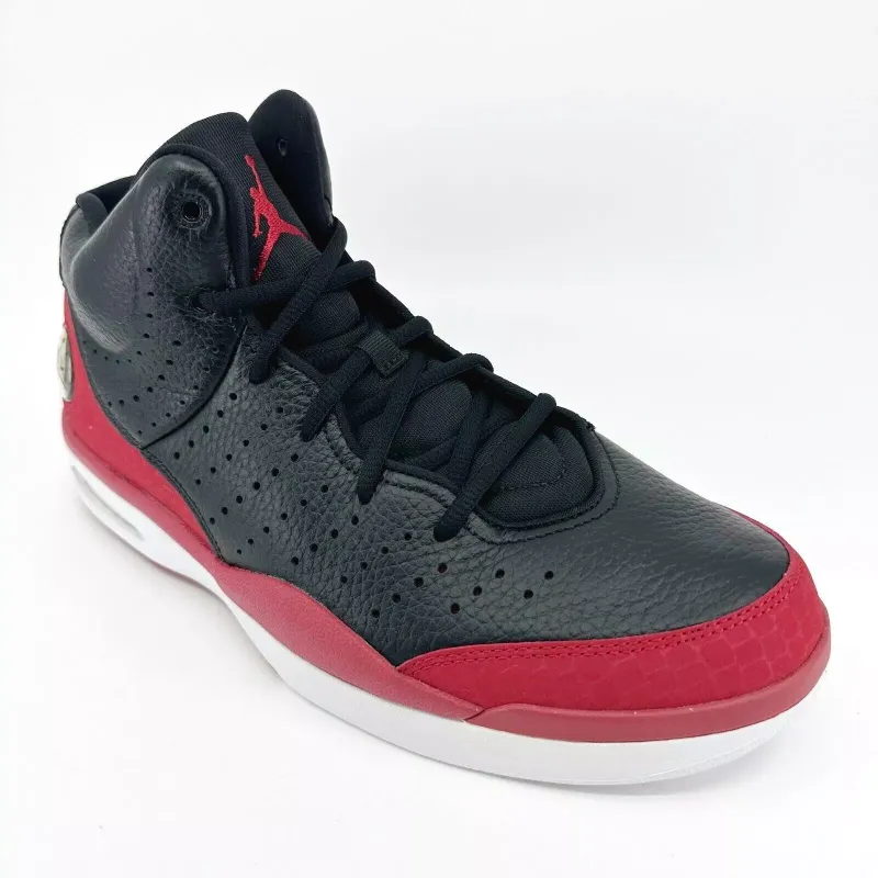 JORDAN Flight Tradition Black Gym Red White-3