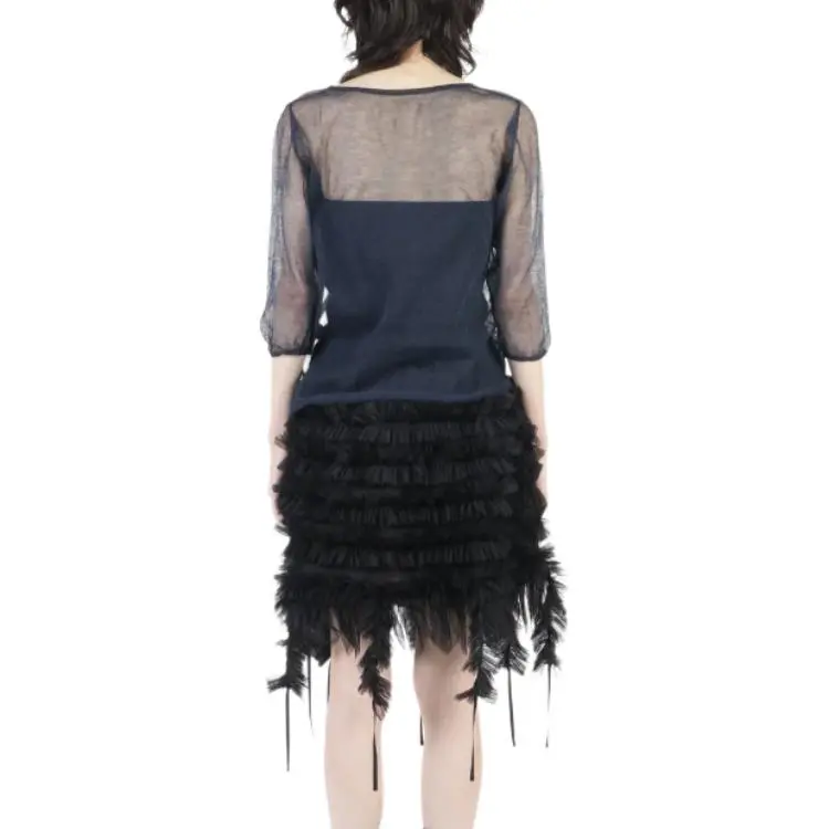 Yohji Yamamoto Regular T Shirt Women's Marine-4