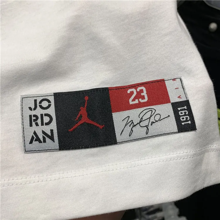 Jordan Set-in Sleeve T-Shirt Men's White-3