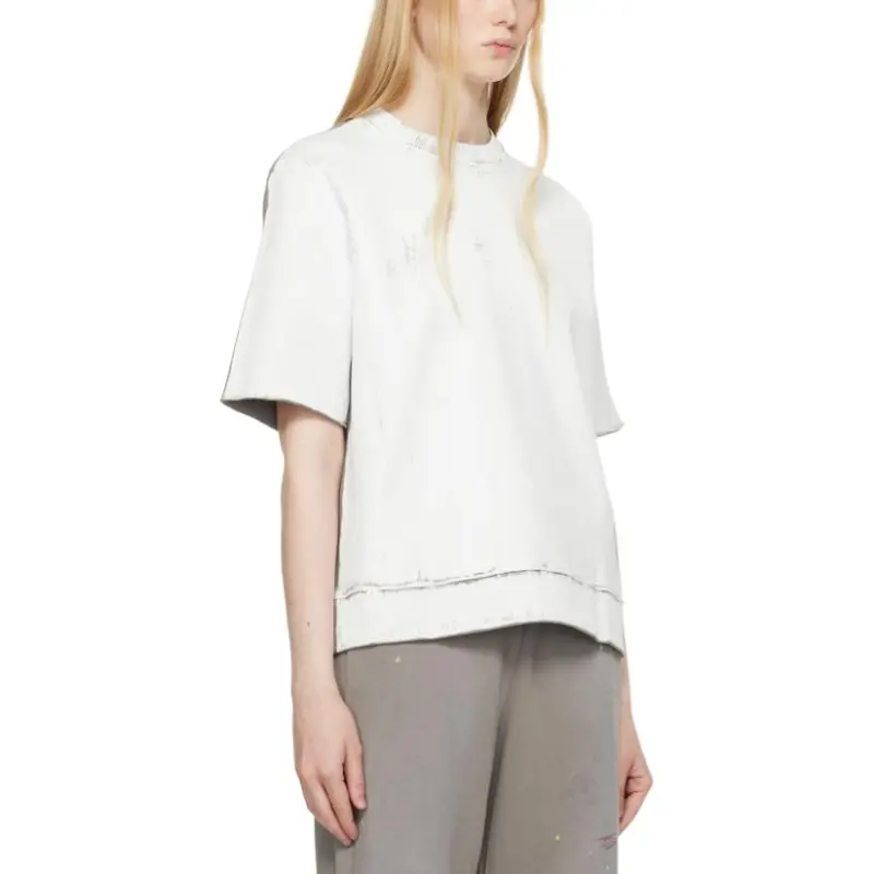 MM6 Maison Margiela T Shirt Women's Taupe-2