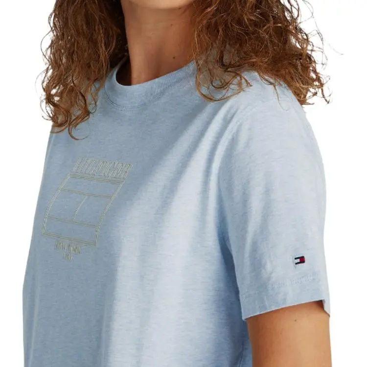 Tommy Hilfiger T Shirt Women's Light Blue-4