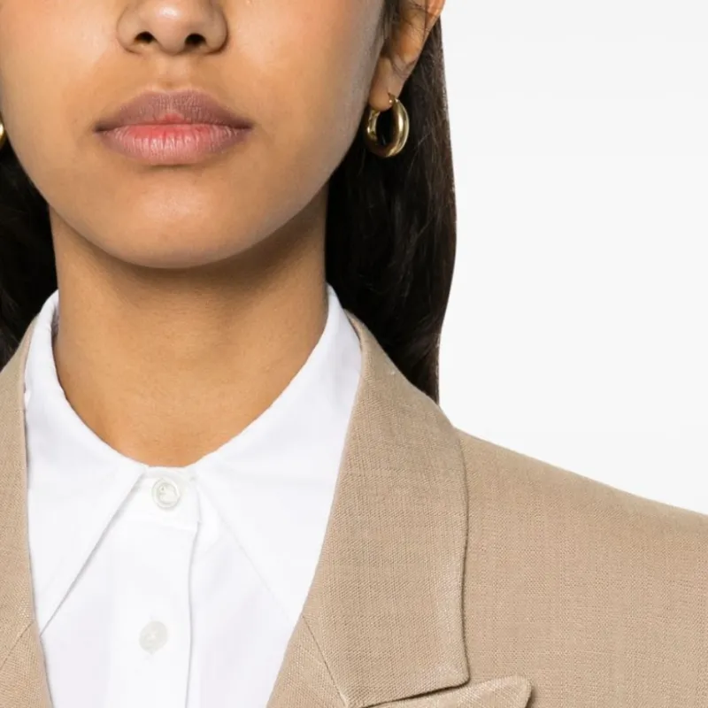 MSGM Double Breasted Long Sleeved Blazer-4