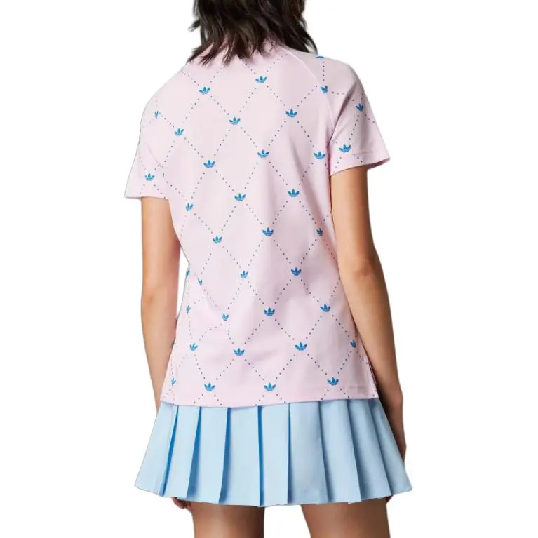 Adidas Originals Printed Trefoil Polo Shirt-3