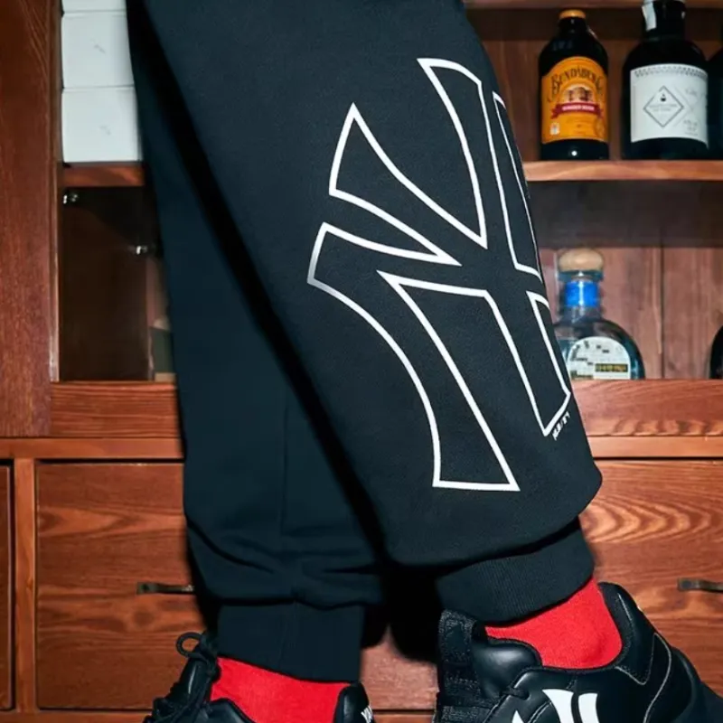 MLB Base Logo Cargo Pants Unisex Black-4