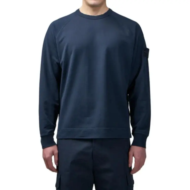 STONE ISLAND Ghost Logo Patch Crewneck Sweatshirt-2