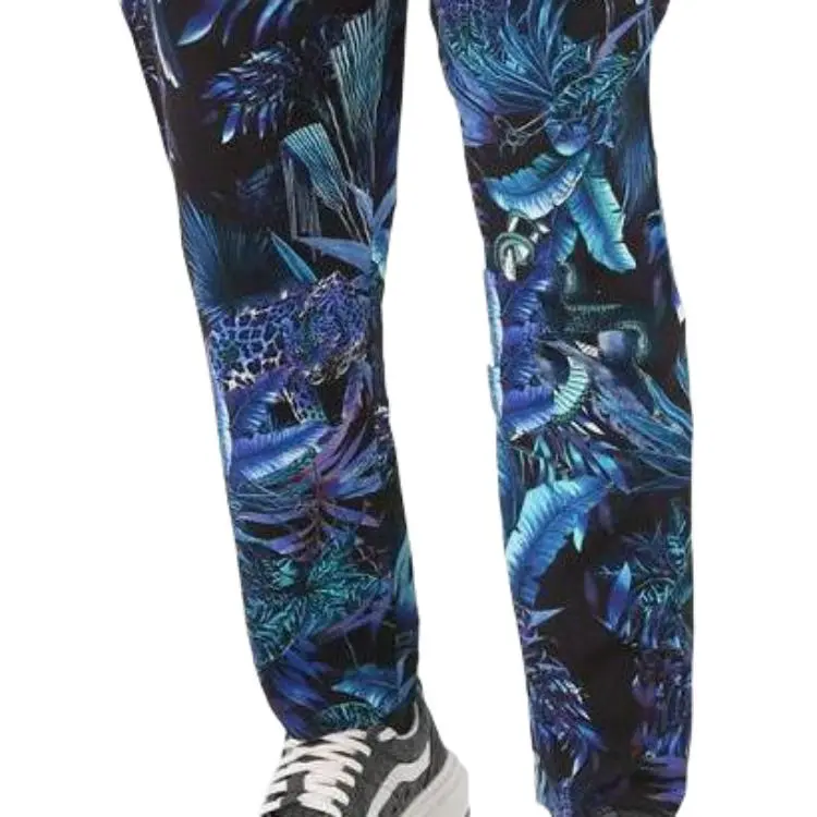 Roberto Cavalli Casual Pants Men's Blue-4