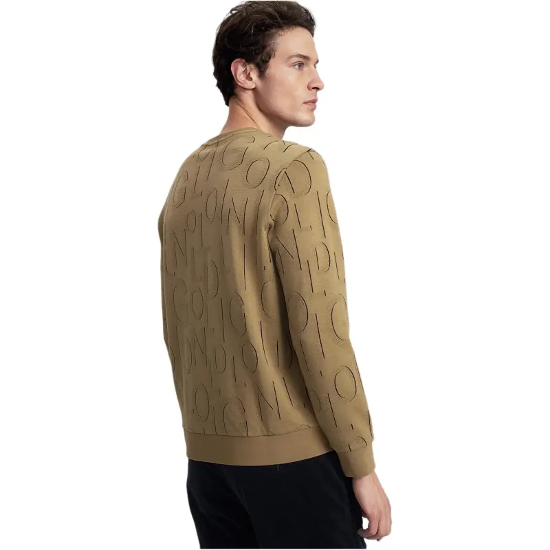 GOLDLION T Shirts Men Khaki-5
