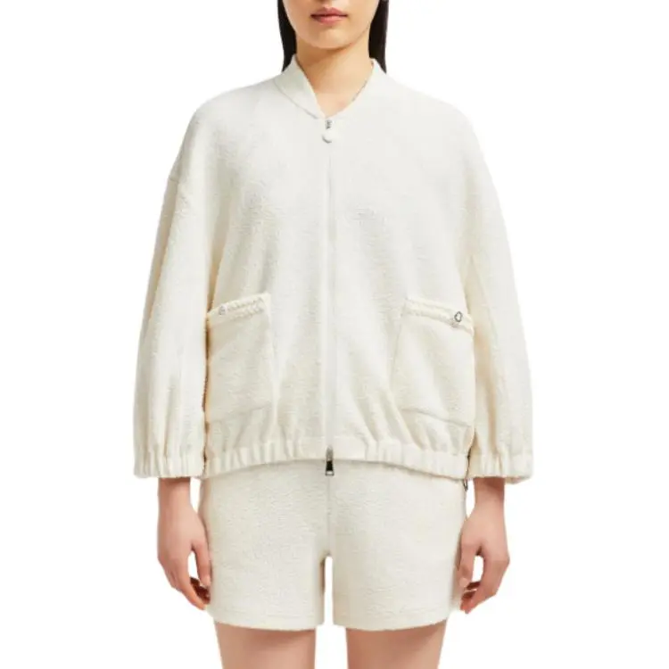 Moncler Bouclé Bomber Jacket-2