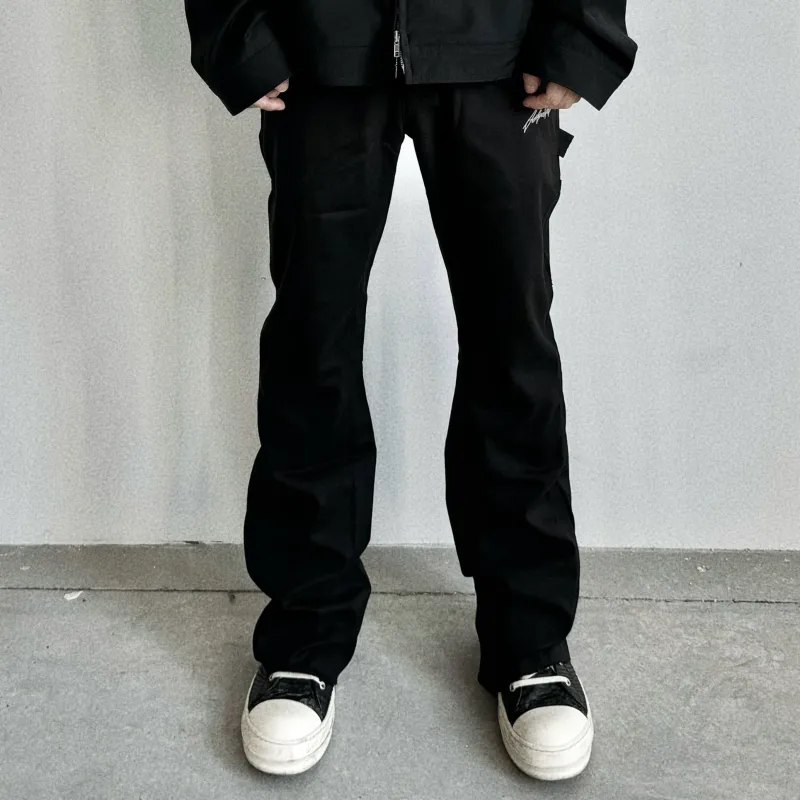 Askyurself Casual Pants Unisex Black-2