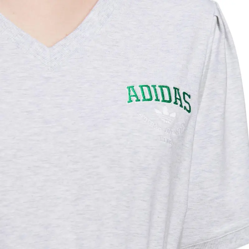 Adidas Originals Short Sleeved Dresses Women's Light Heather Gray-4