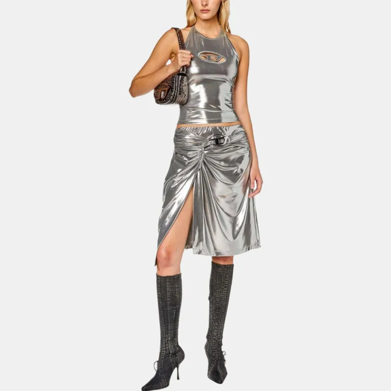 DIESEL O Melt Skirt 'Silver'-2