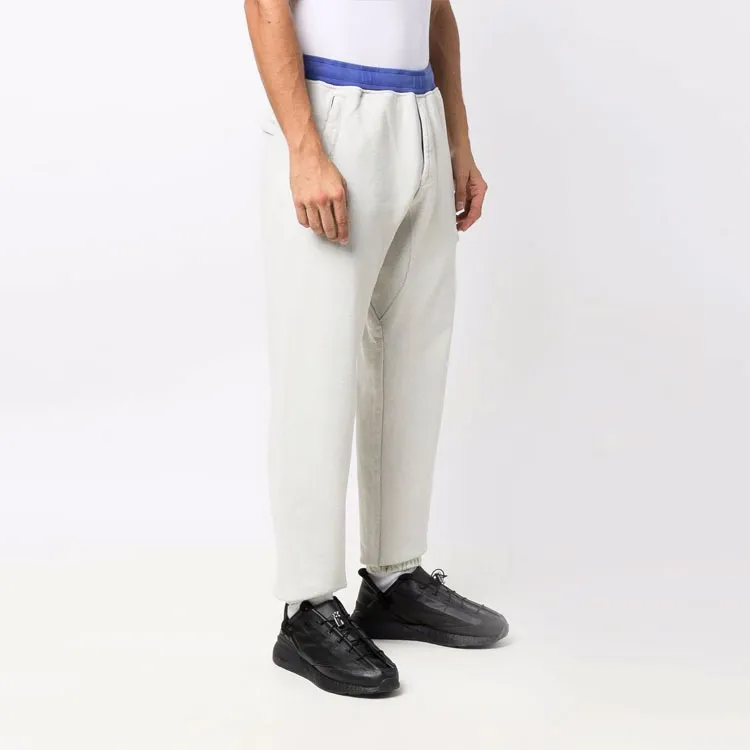 STONE ISLAND Knitted Sweatpants Men's White-1