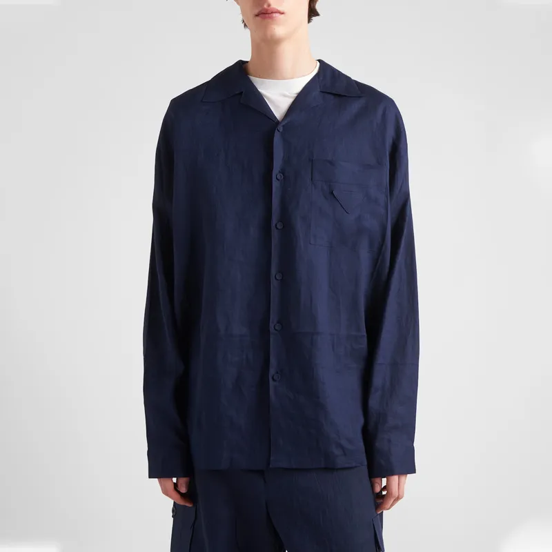 PRADA Long Sleeved Button Up Shirt-1