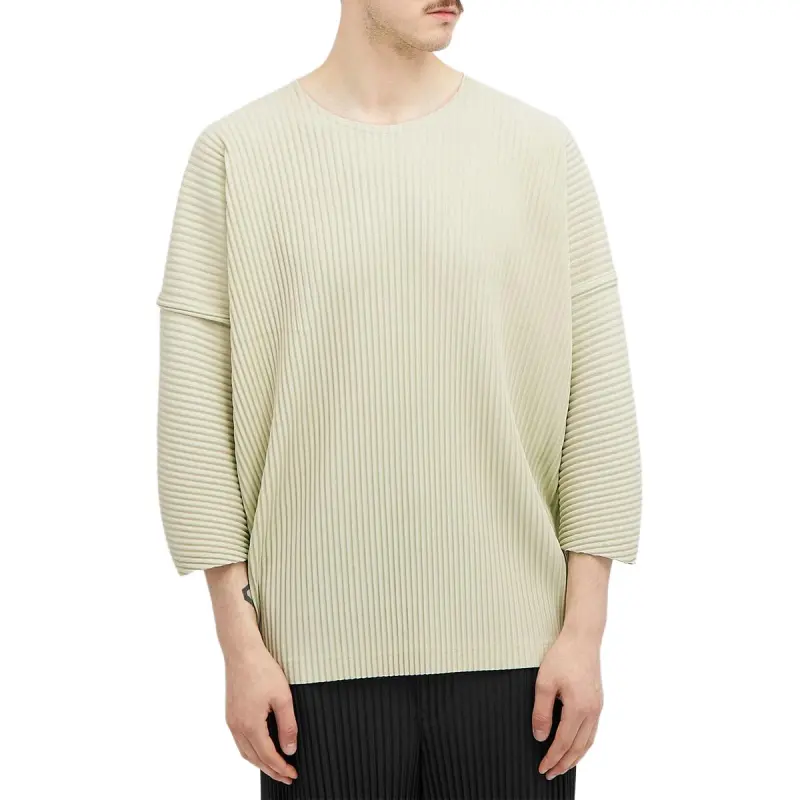 Homme Plissé Issey Miyake T Shirt Men's Green-3