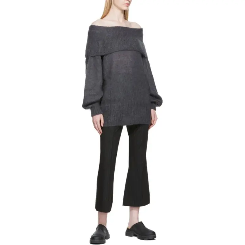 GANNI Sweaters Women's Gray-3