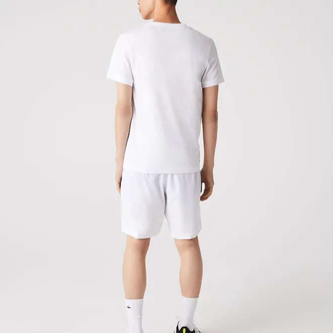 LACOSTE T Shirt Men's White Green-3