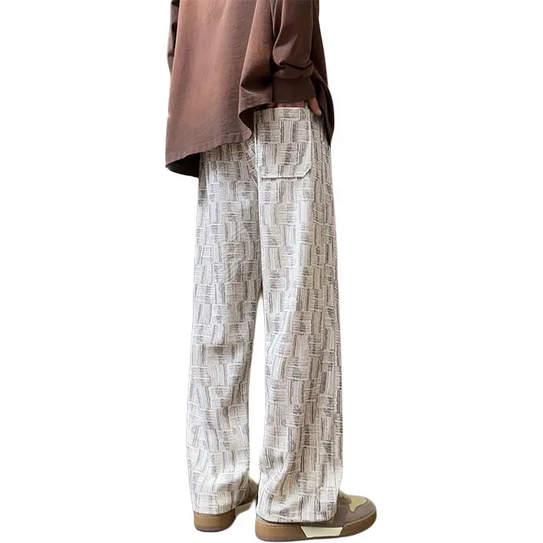 KOKO BASE Casual Pants Unisex Floral Black-5