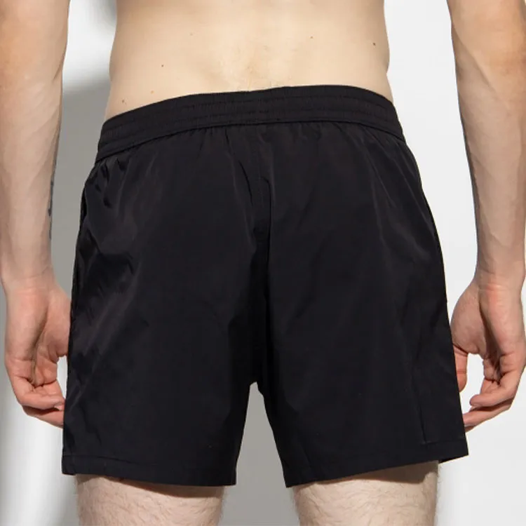 BALMAIN Logo Printed Drawstring Swim Shorts-2