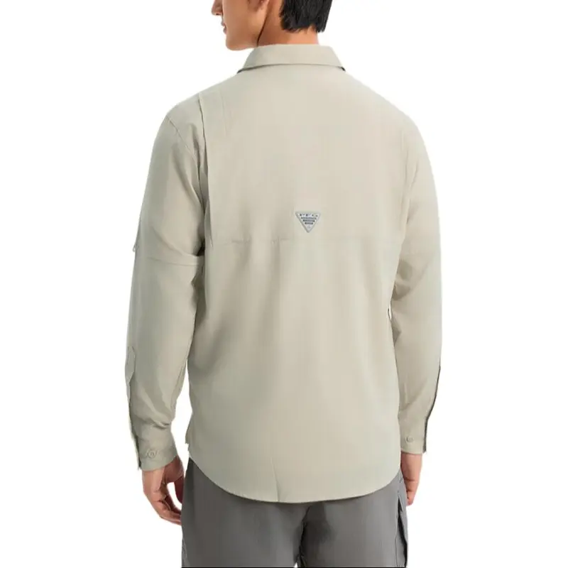 Columbia PFG Shirt Men's Light Khaki-2