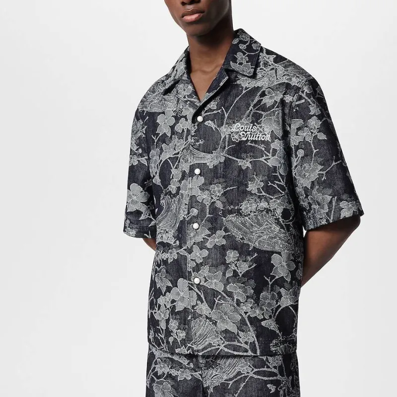 LOUIS VUITTON Short Sleeved Denim Shirt-1
