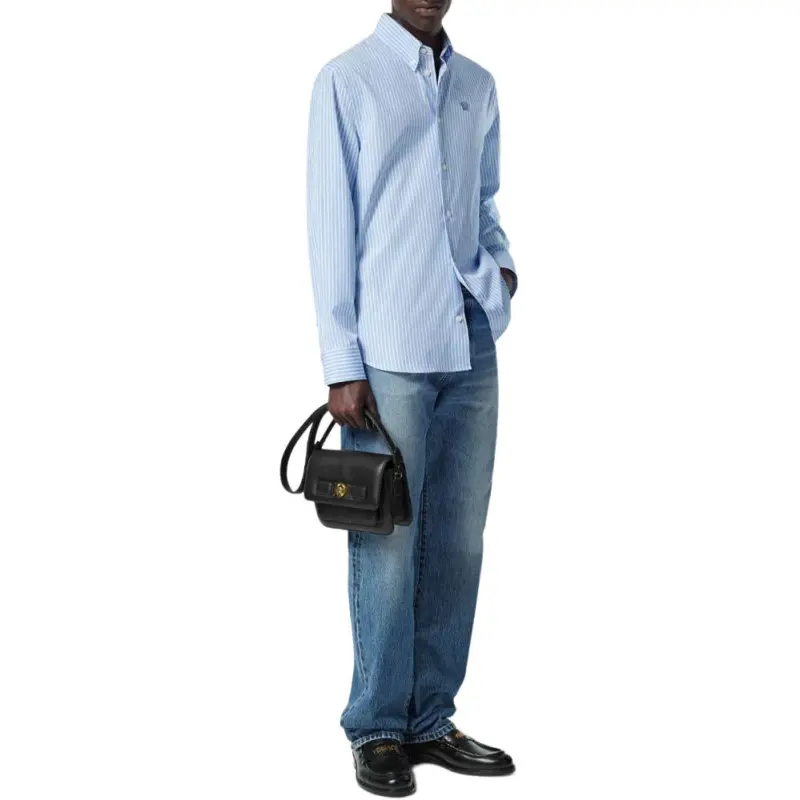VERSACE Striped Long Sleeved Shirt-3