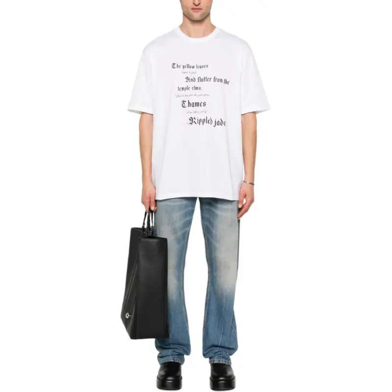 Alexander McQueen Graphic Printed Crewneck T Shirt-1