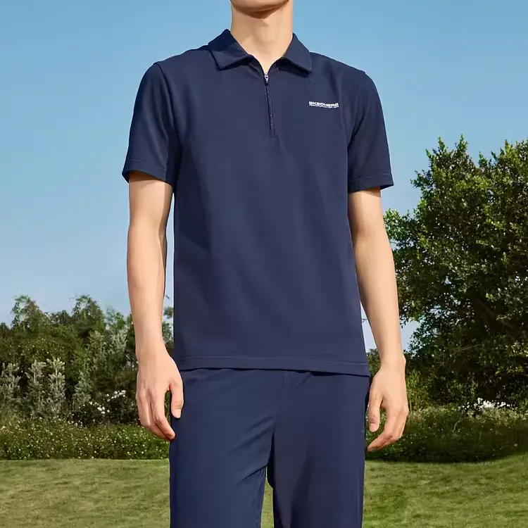 Skechers Polo Shirt Men's Navy Blue-2