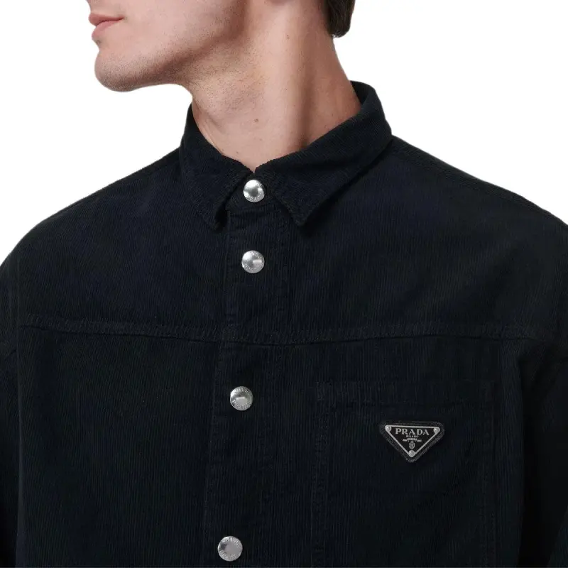 PRADA Shirts Men Blue-7