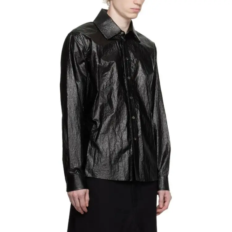 WALTER VAN BEIRENDONCK Shirt Men's Black-2