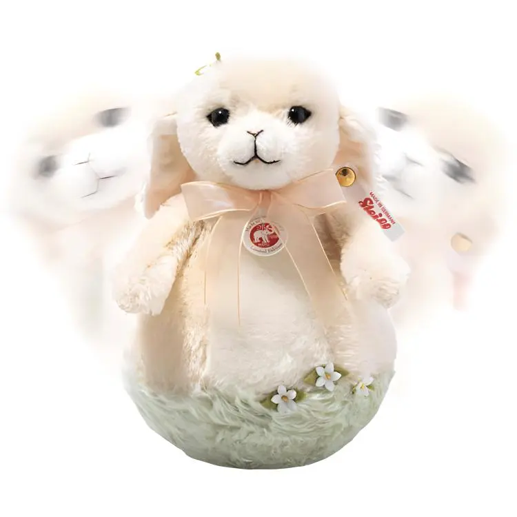 Steiff Original Collection Spring Bunny Tumbler Beige Dolls Plush Doll 18cm High-2