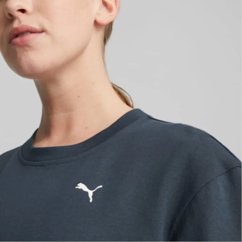 PUMA x OLIVIA Puma X Olivia Amato Drop Shoulder Sleeve T-Shirt Women's Blue-6