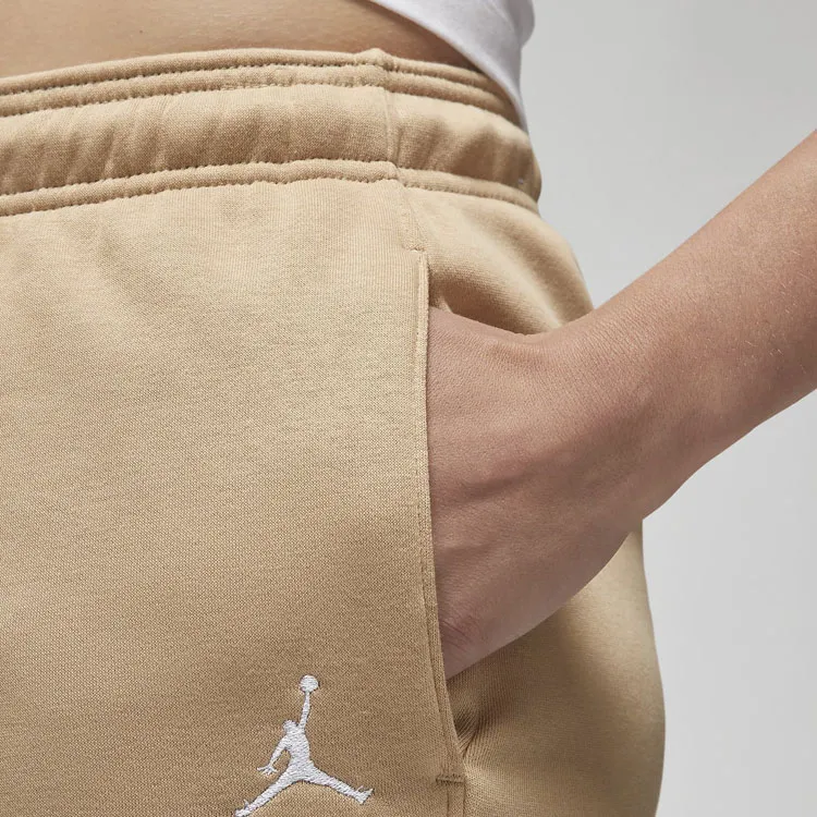 Jordan Knitted Sweatpants Women's Desert Yellow-3