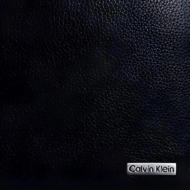 CALVIN KLEIN Leather Money Clip Leather Wallets Men's Black-3