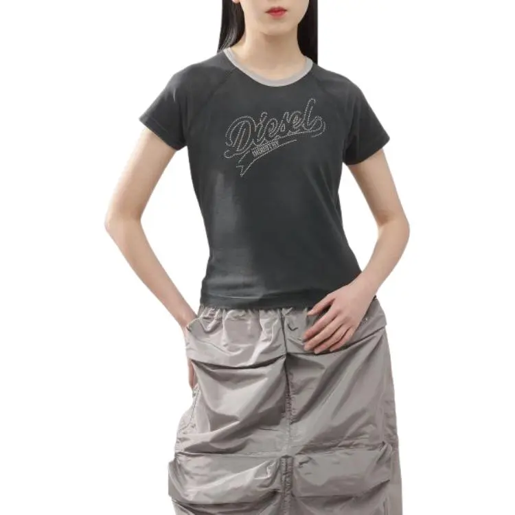 DIESEL T Shirts Women's Black-2