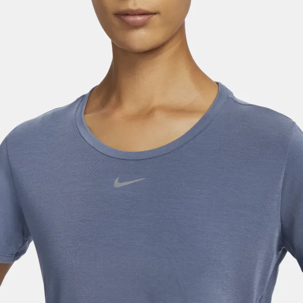 Nike Dri Fit Regular T Shirt Women's Blended Blue-4