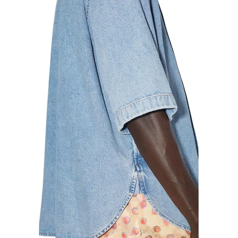 Acne Studios Collared Button Up Denim Shirt-2