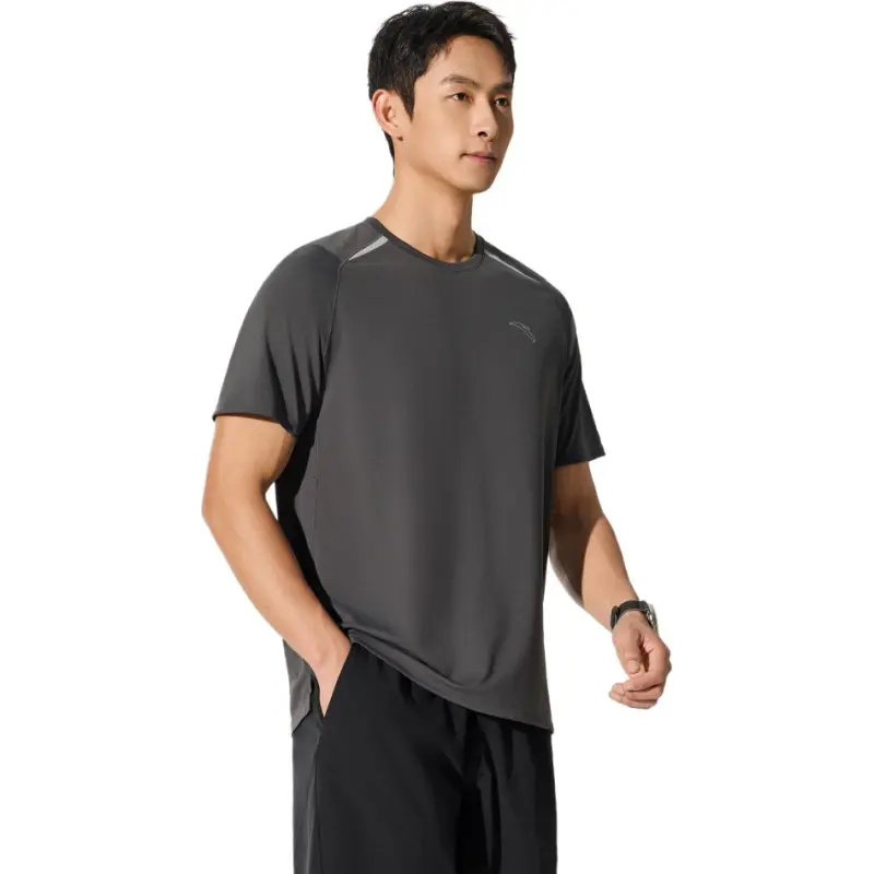 Anta Running Collection T Shirt Men's Castle Gray-2