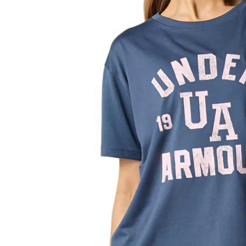 Under Armour Tech Drop Shoulder Sleeve T Shirt Women's Deluge Gray-2