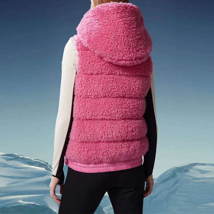 Moncler Teddy Hooded Fleece Gilet-2