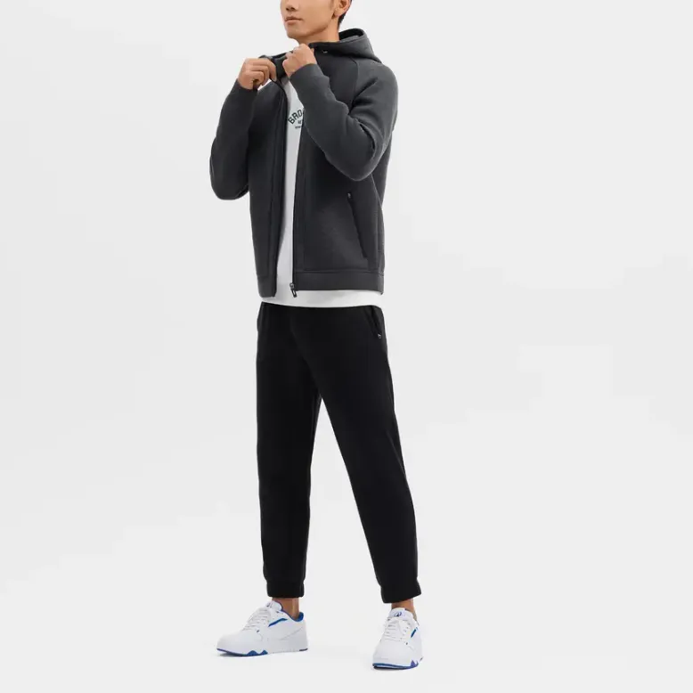 DECATHLON DOMYOS Knitted Sports Pants Men's Black-4