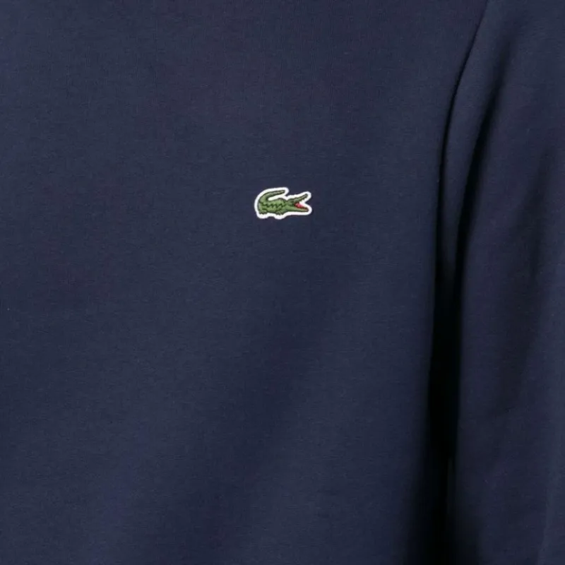 LACOSTE Logo Embroidered Crewneck Sweatshirt-4